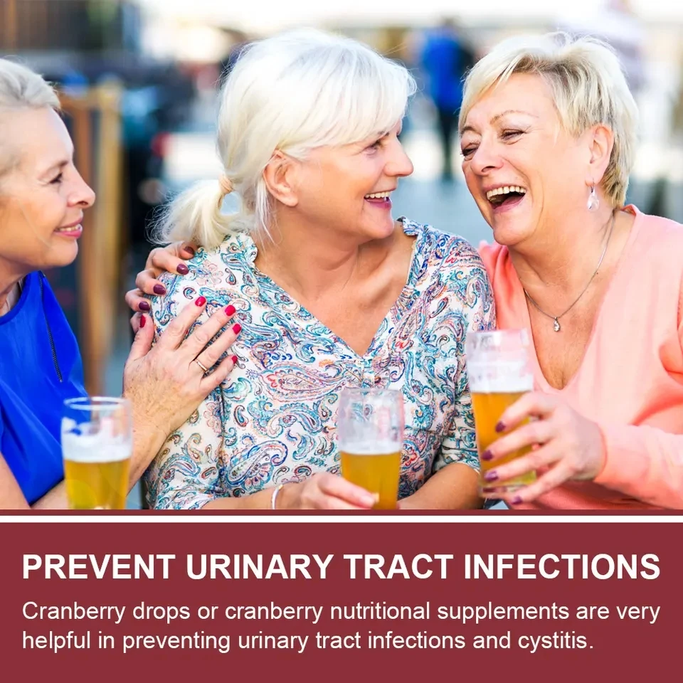 Oem/odm/obm High Quality Cranberry Extract Drops Urinary Tract Immune Health Incontinence