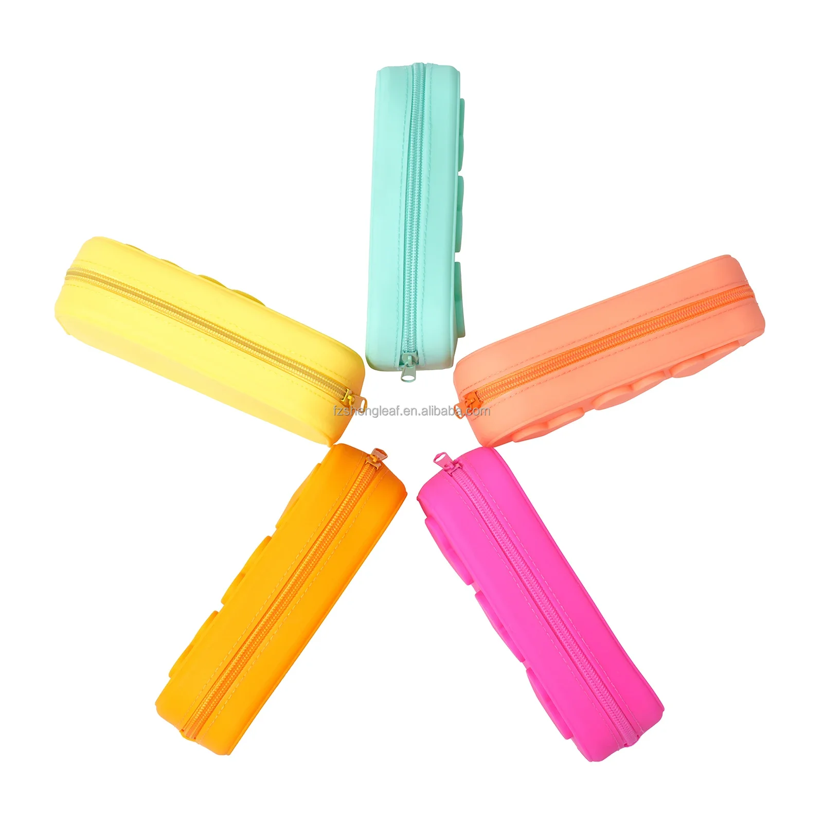 product custom 2024 kawaii cute 3d silicone a pencil case box pouch bag beautiful small school kid with zipper for girls boy-4