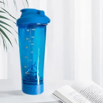 Custom Logo 600ml water bottle voltrx premium electric protein shaker bottle gym automatic mixing cup electric shaker bottle