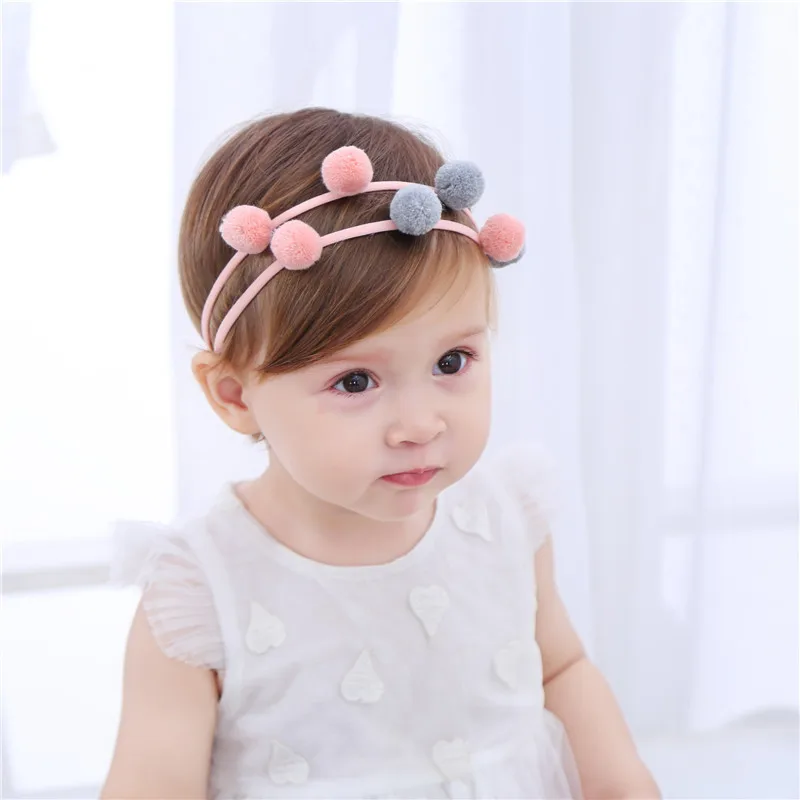 Popular Latest Pompoms Designs Handmade Hair Ball Elastic Baby Hairband Baby  Girl Headband - Buy Baby Hairbands,Baby Girl Headband,Designer Headband  Product on 