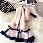 Scarf Scarf Producer Hot Sale Fashion Custom Printed Long Korean 100 Imitated Silk Protective Neck Face Scarf For Women