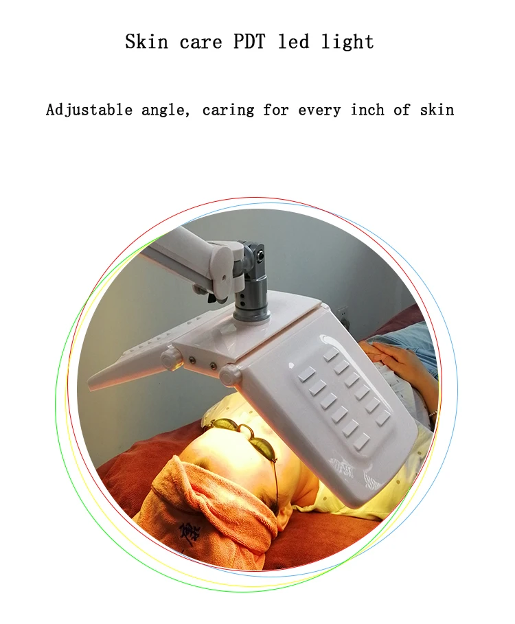 BIO Light Therapy 7 Color LED PDT Infrared Phototherapy Machine 5 Salon Use Professional 7 Colors Pdt Infrared Red Led Facial Light Therapy Machine