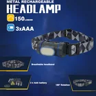 Rechargeable Torch Led Cob Rechargeable Waterproof Hunting Headlight Head Flashlight Lampe Frontale Torch Led Headlamp