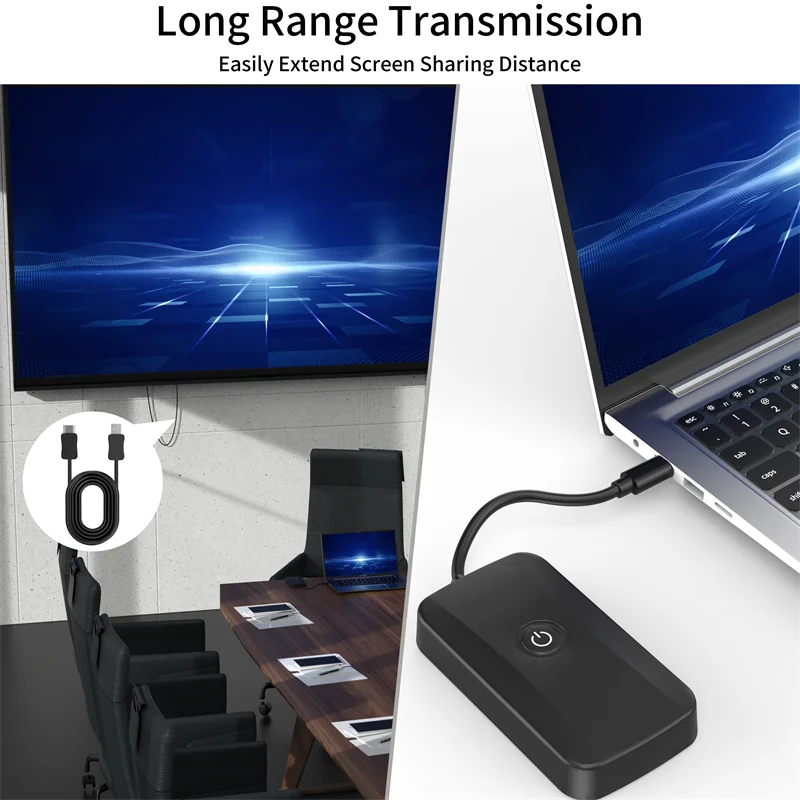 New Trending Type C Docking Station USB Hub Wireless Display Dongle Receiver WIFI Wireless Screen Display
