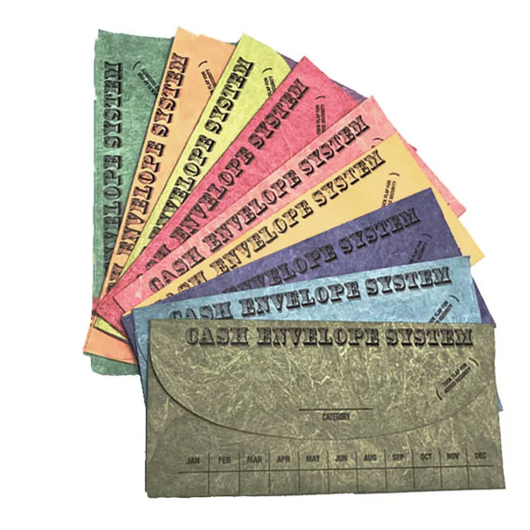 Party & Gifting A6 Binder Envelopes Budgeting Neutral Laminated Cash