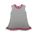 Dresses For Girls Girls ODM Round Neck Knitted Jumper Skirt Solid Kids Dresses For Girls