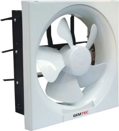 Square Exhaust Fan, 10", Plastic, Wall - detail 8