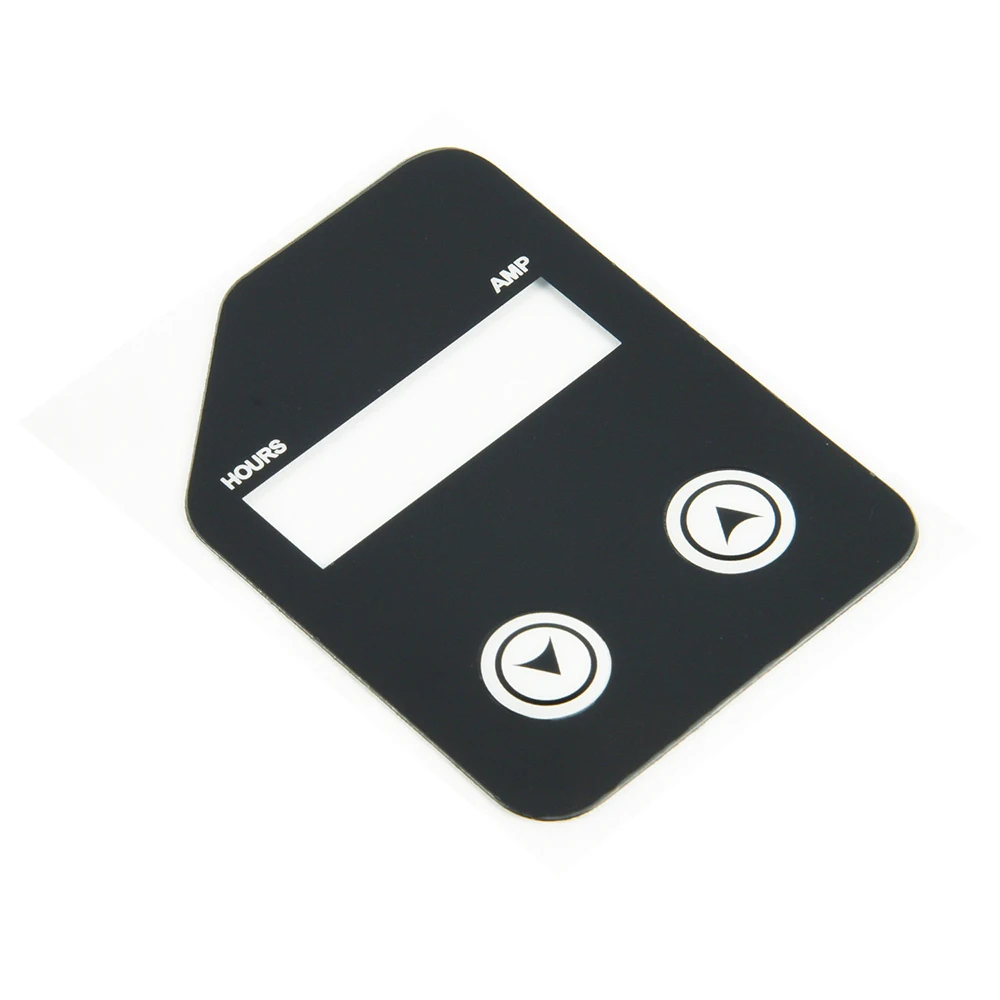 Custom Polyester PET viscose adhesive cutting hole Bumps Button front panel overlay membrane keypad switch Sticker labels