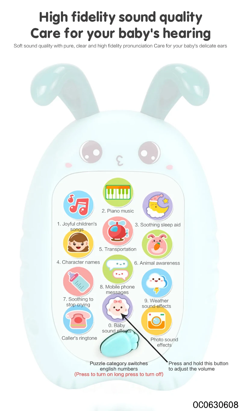 12pcs baby soft teething plastic musical toys cell phone toys for 6 12 months baby