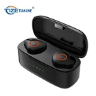 Amazon wireless tws noise cancelling in ear headsets earphone tws wireless earphone custom earbud with wireless charging case