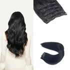 Clip Hair Clip In Long Lasting Virgin Clip In Hair Extension 100% Remy Human Double Drawn Clip Extension