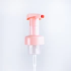 Wash Pink Hand Wash Bottle Pump 43mm Hand Wash Pink Foam Pump For Cosmetic Bottles