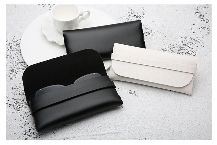 Fashion Customization Handmade Durable Portable PVC Leather Sunglasses Case Glasses Case