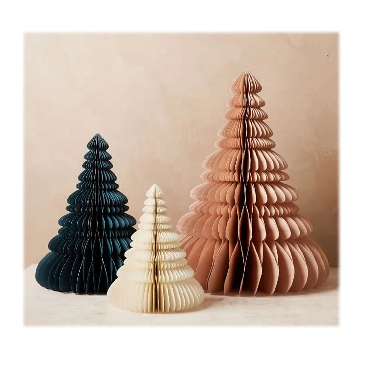 Paper honeycomb christmas tree