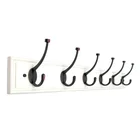 Hanger Wood Hooks Wall Wall Hanger Hook Hot Sale Cloth Hanger Clothes Wood Hooks 6-hook Wall Hanger