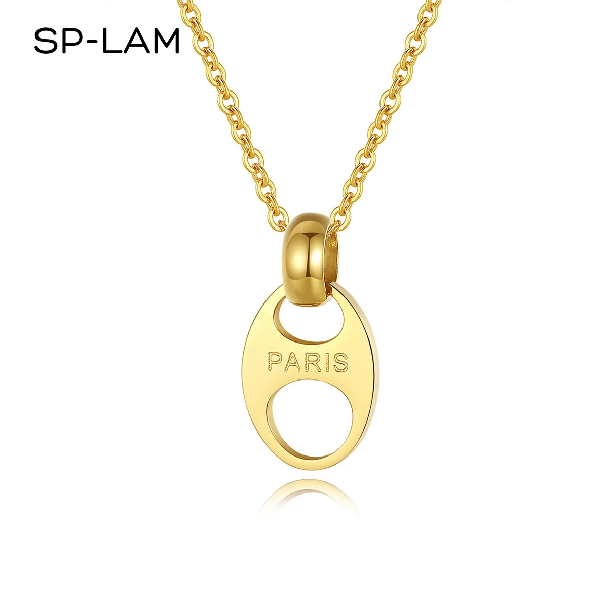 Sp-lam Pendant 14k Gold Women Jewelry 