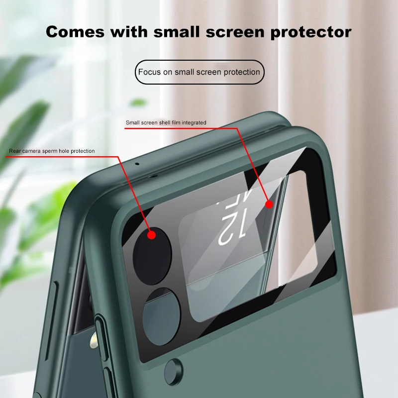 Shockproof Hard PC Magnetic Protective Folding Phone Case For Samsung Galaxy Z Flip 3 Cover