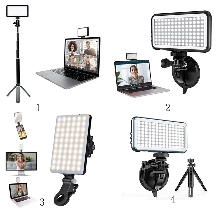Remote Working Jelly Comb Bicolor LED Light for Video Conference Zoom