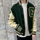 Jackets Men Wholesale Ligjtwaight Windproof Blank Letterman College Baseball Jackets For Men