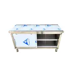Hotel Table Hotel Restaurant Food Grade Stainless Steel Double Doors Kitchen Table