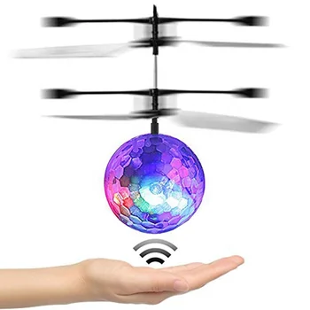 2021 Yicheng Wholesale Led Mini Flying Ball Induction Toy Flying Helicopter Ball Infrared Sensor Aircraft Induction Flying Toys
