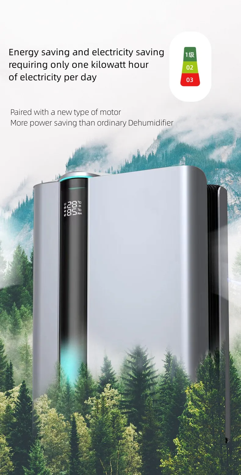 Household Refrigerative Dehumidifier, Portable, 2.8L - detail 16