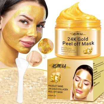 24K Gold Tear Mask Blackhead Suction Cleansing Facial Skin