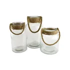 Vase New Products Vintage Style Clear Colored Handmade Glass Vase Container