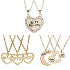 Sterling Silver Custom Pendant Silver 925 Sterling Silver Custom Friendship Gifts Best Friends Forever Pendant Necklace