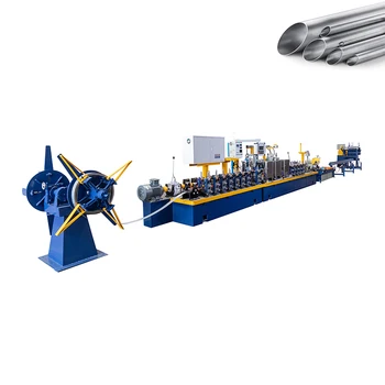 High Frequency Iron / Carbon Steel Stainless steel Pipe Making Machine / Tube Mill