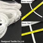 Earrings Elastics Ear Loops Polyester Nylon Spandex Elastic Round And Flat Ear Loops Elastic Rope Elastic Earrings