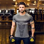 Active 2021New Men's Sports Training Running Boxing Fitness Active Wear Top T Shirt Gym