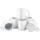 Mug Diy Wholesale Custom White Blank Sublimation Ceramic Porcelain Mug For DIY Printing Cup Suppliers
