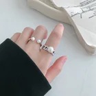 Pearl Ready To Ship High Quality Adjustable Ring Pearl Ring Freshwater