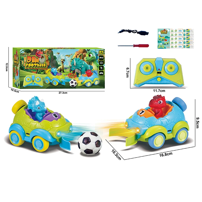 Remote Control Rc Mini Dino Cartoon Football Car Toys For Kids 9 Remote Control Rc Mini Dino Cartoon Football Car Toys For Kids