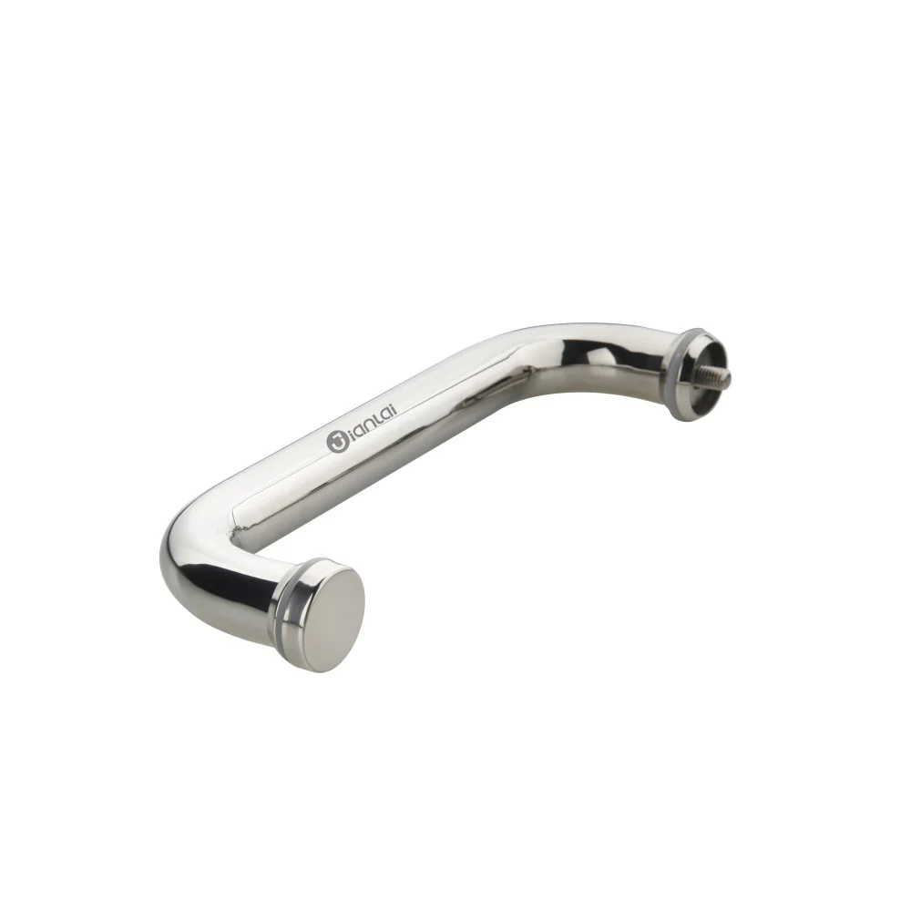 不锈钢淋浴门把手l形玻璃拉手