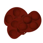 Family Hot Sale Family DIY 4-Cavity Slicone Molds Silicone Round Mousse Cake Mould