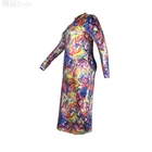 Snake Print Wholesale Women's Suit Printing Robe Loose 1 Step Skirt Snake Print Plus Size Dress