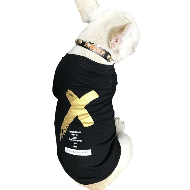 Matching dog and human pet clothes designer pattern pet dog t shirt cotton summer pet products