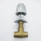 Brass Cock Green Valve 1/2inch 3/4inch Brass Concealed Water Stop Valve Globe Stop Cock Valve