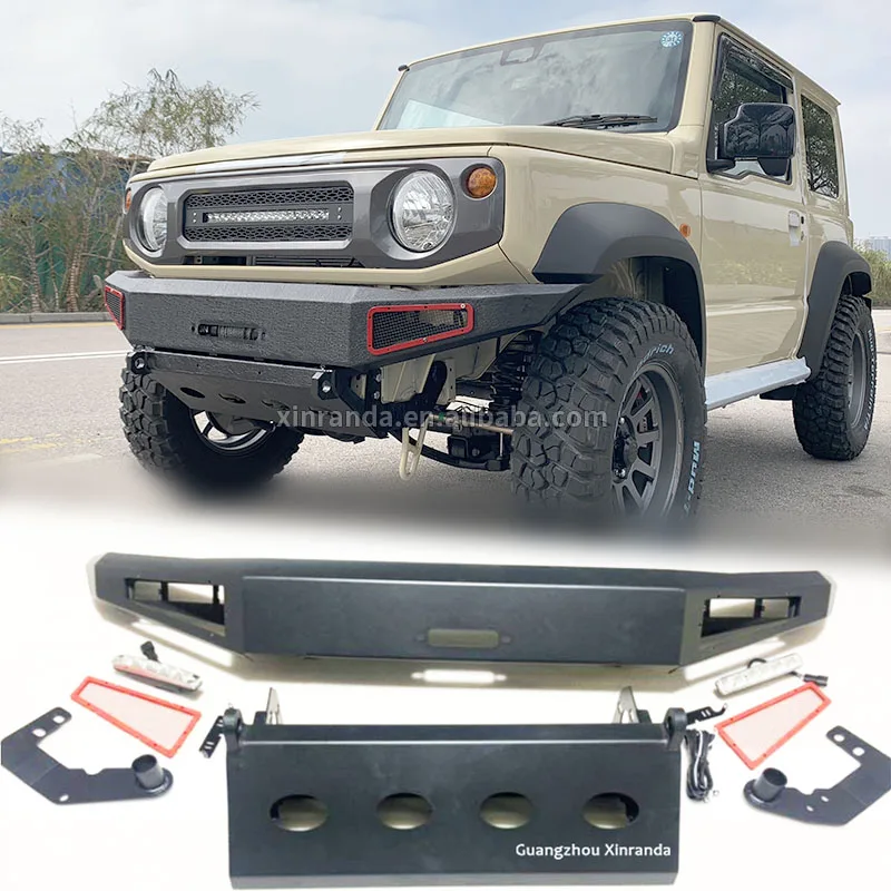 Steel Front Bumper For Suzuki Jimny Jb Jb Gen Sierra Jb W