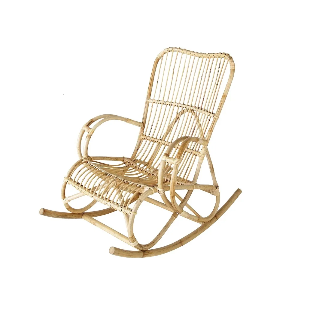 nordic leisure rattan rocking chair