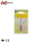 Digit Lock Padlock Combination Lock 26Mm Steel Shackle Brass Body 3 Digit Combination Lock Padlocks