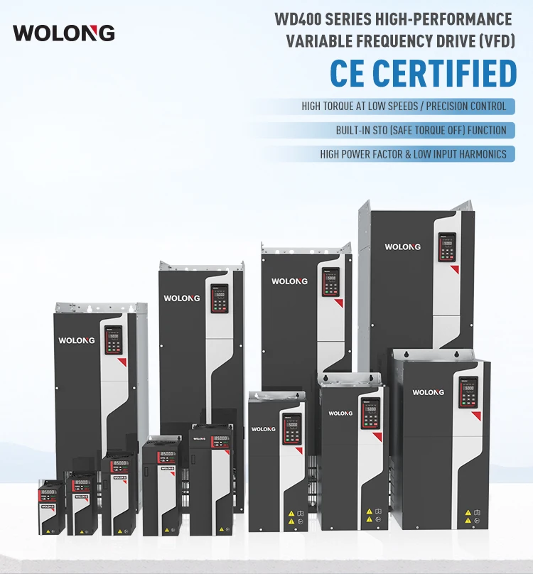 Vfd for Fan, WOLONG, 380V~480V, 4A, 1.5kW - detail 4