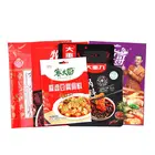 Eco Bag BTO Wholesale 250g Eco Friendly Zip Lock Black Kraft Paper Bag Food Packing
