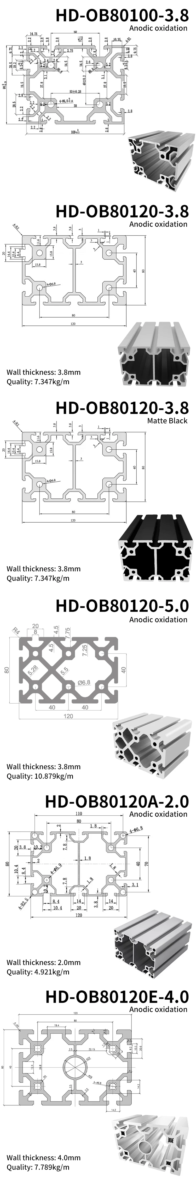 80120 Industrial Extrusion Aluminum Profile Equipment Heavy Duty 80100 Aluminum Alloy Profile Machinery Equipment factory