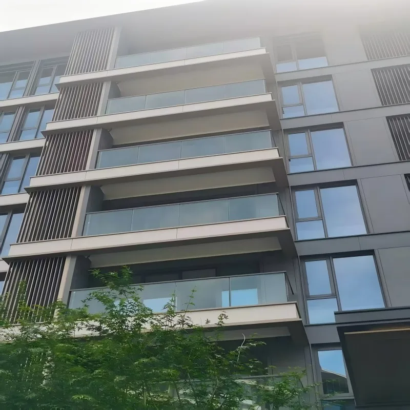 Custom Laser Cut Aluminum Balcony Railings Design Outdoor Powder Coated Collapsible Railing System details