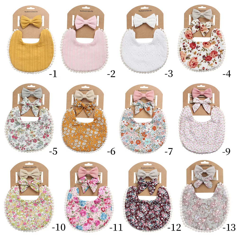 Baby Bib Headband Suit