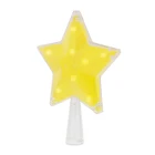 Star New Design Decorative Plastic Christmas Star Tree Topper For Christmas Decoration