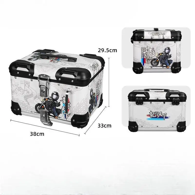 Universal Customized Motorcycle ABS Motorcycle Rear Tail Box